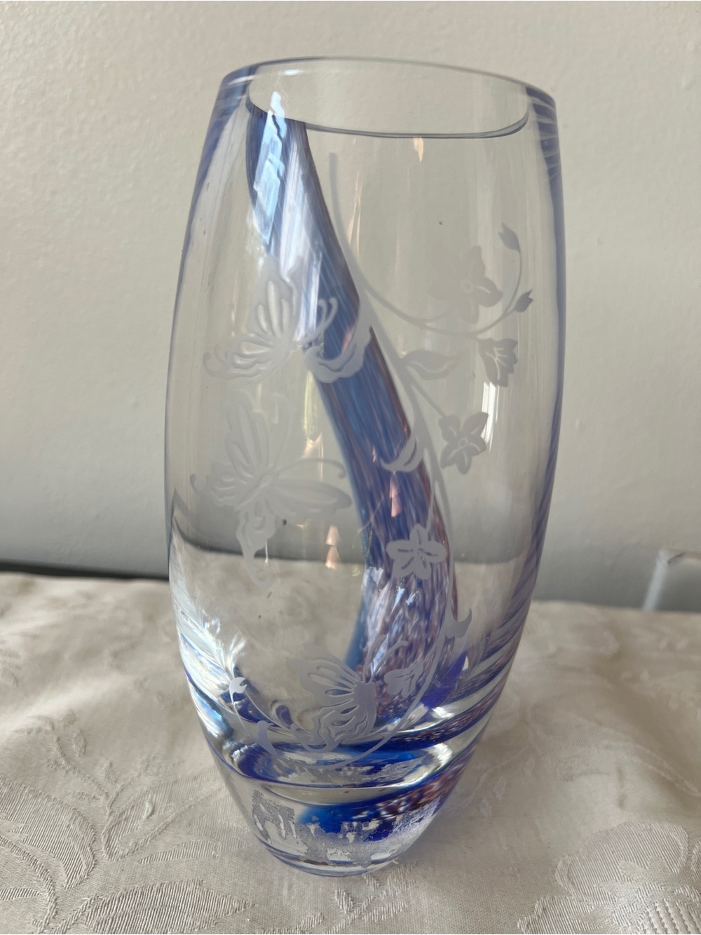 Lenox - Swirls Of Spring Butterfly Vase